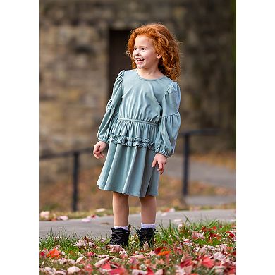 Flutter Sleeves Bloom Dress