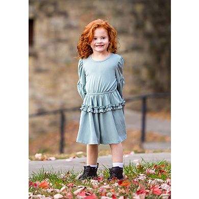 Flutter Sleeves Bloom Dress