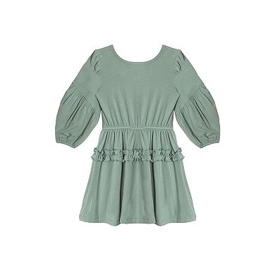 Flutter Sleeves Bloom Dress
