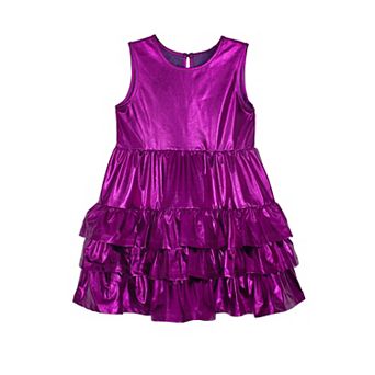 Rockin' Around Ruffled Tiered Dress