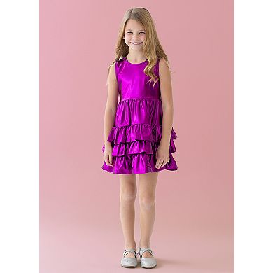 Rockin' Around Ruffled Tiered Dress