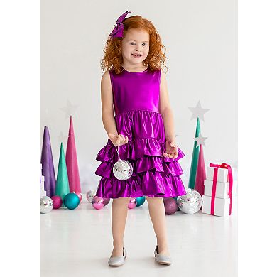 Rockin' Around Ruffled Tiered Dress