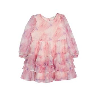 Berry Swirl Watercolor Dress