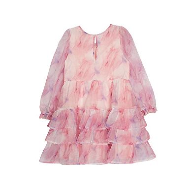 Berry Swirl Watercolor Dress