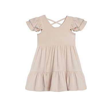 Tulip Fields Cap Sleeve Dress