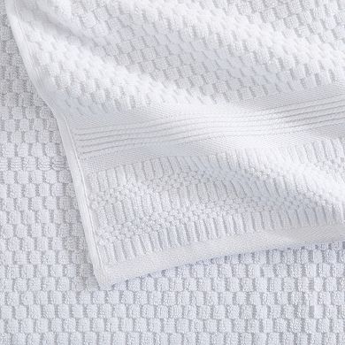 Market & Place 4-Pack Cotton Textured Quick Dry Bath Towel Set