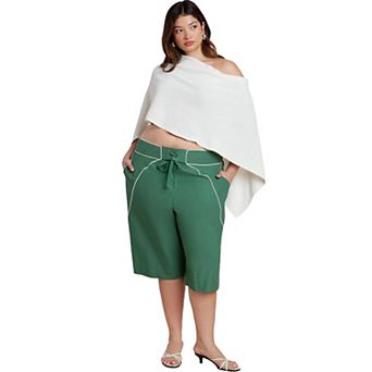 ELOQUII Women's Plus Size Board Short Culotte