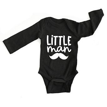 Little Man Mustache - Infant Long Sleeve Bodysuit