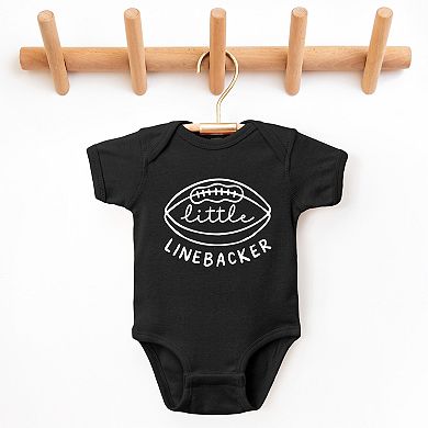 Little Linebacker - Baby Short Sleeve Graphic Bodysuit