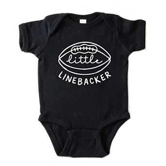 Little Linebacker - Baby Short Sleeve Graphic Bodysuit