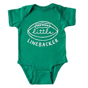Little Linebacker - Baby Short Sleeve Graphic Bodysuit