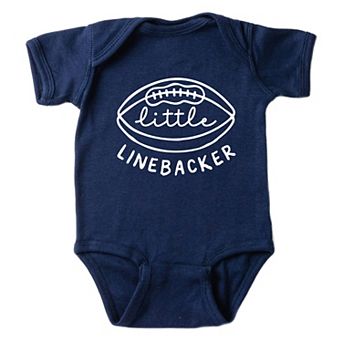 Little Linebacker - Baby Short Sleeve Graphic Bodysuit