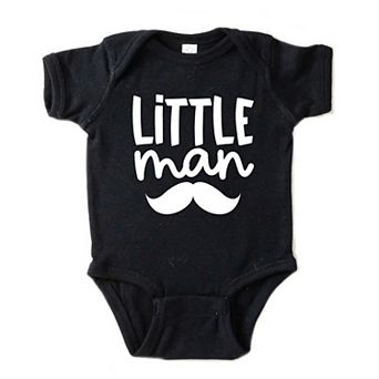 Little Man Mustache - Infant Short Sleeve Graphic Bodysuit