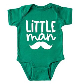 Little Man Mustache - Infant Short Sleeve Graphic Bodysuit