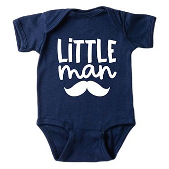 Little Man Mustache - Infant Short Sleeve Graphic Bodysuit