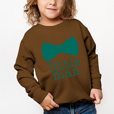 Little Man Bow Tie - Toddler Graphic Sweatshirt