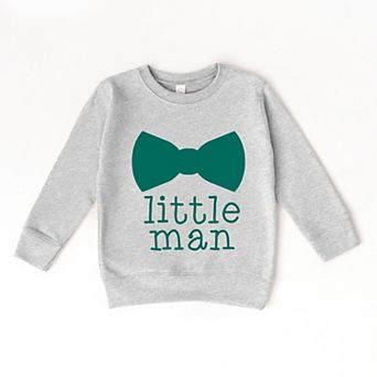 Little Man Bow Tie - Toddler Graphic Sweatshirt