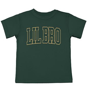 Lil Bro Varsity Outline - Toddler Short Sleeve Graphic T-Shirt