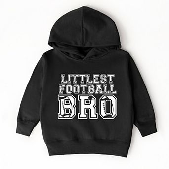 Littlest Football Bro - Toddler Hoodie