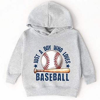 Just A Boy Who Loves Baseball - Toddler Hoodie