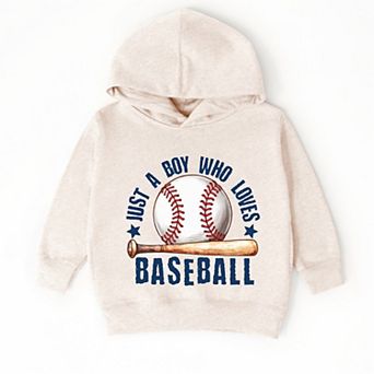Just A Boy Who Loves Baseball - Toddler Hoodie