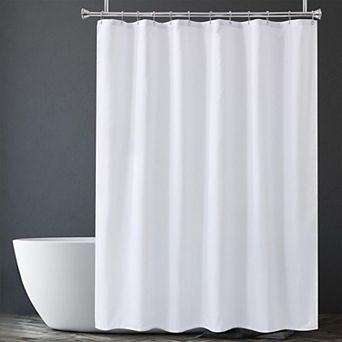 Shower Liner Cloth Waterproof, Shower Curtain Liner Fabric with Weighted Stones, Washable Shower
