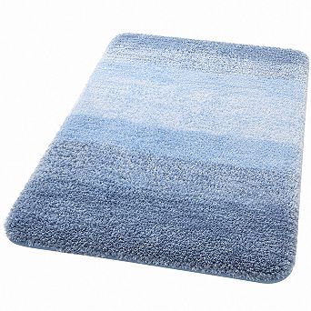 Shaggy Microfiber Bathroom Rug Soft Absorbent Non Slip Washable Thick Plush Bath Mat