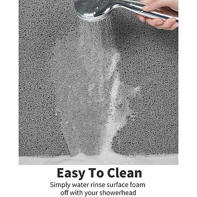 Non-Slip Quick-Dry Shower Mat,For Textured Tiles & Bathtubs, Easy Clean