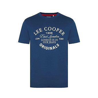 Lee Cooper Mens Cotton Crew Neck T-Shirt