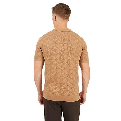 Brave Soul Mens Open Collar Short-Sleeved Polo Shirt