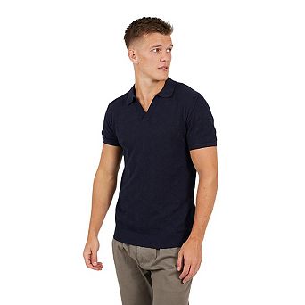 Brave Soul Mens Open Collar Short-Sleeved Polo Shirt