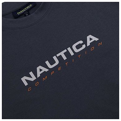 Nautica Mens Wadi Chest Logo Regular T-Shirt