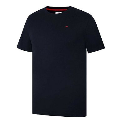 Lee Cooper Mens Essentials Small Logo Crew Neck T-Shirt