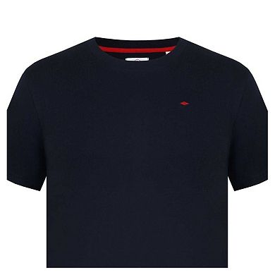 Lee Cooper Mens Essentials Small Logo Crew Neck T-Shirt