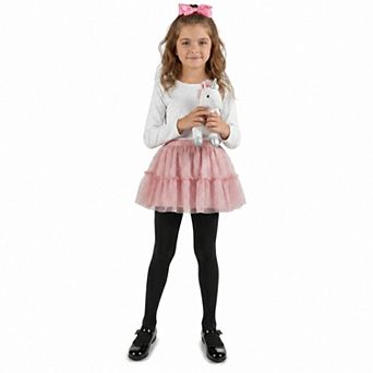 Nylon Tights for Girls, Perfect for School Uniforms, Dance in 1 Pair Packs