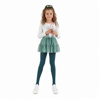 Nylon Tights for Girls, Perfect for School Uniforms, Dance in 1 Pair Packs