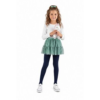 Nylon Tights for Girls, Perfect for School Uniforms, Dance in 1 Pair Packs