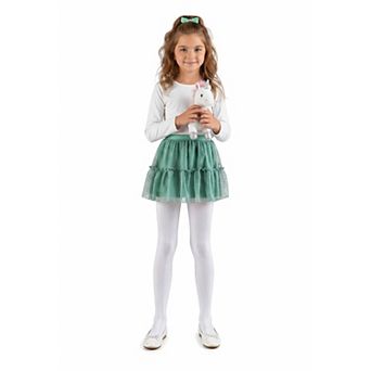Nylon Tights for Girls, Perfect for School Uniforms, Dance in 1 Pair Packs