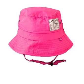 Girls Adjustable Wide Brim Sun Hat - Fits Ages 6 Years to 8 Years, 1 Pack Hat