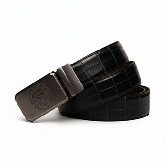Alligator Exotic Skin Leather Strap Golf Belts for Men