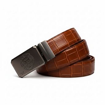Alligator Exotic Skin Leather Strap Golf Belts for Men