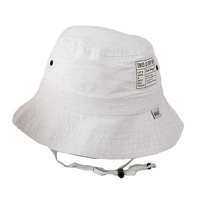 Girls Adjustable Wide Brim Sun Hat - Fits Ages 6 Years to 8 Years