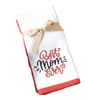 Cotton Kitchen Towel Set of 2, Soft, Absorbent Dish Towels for Cooking, Drying & Cleaning