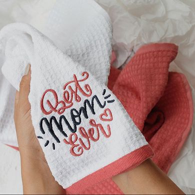 Cotton Kitchen Towel Set of 2, Soft, Absorbent Dish Towels for Cooking, Drying & Cleaning