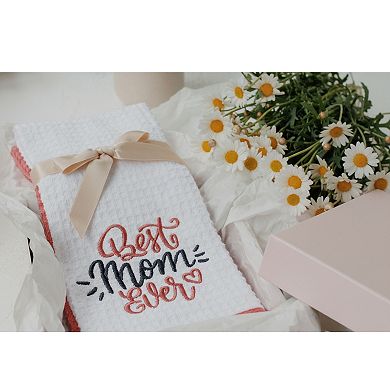 Cotton Kitchen Towel Set of 2, Soft, Absorbent Dish Towels for Cooking, Drying & Cleaning