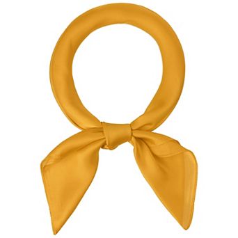 Women Scarves Plain Solid Color Pure Square Kerchief Neck Scarf Neckerchief