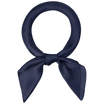 Women Scarves Plain Solid Color Pure Square Kerchief Neck Scarf Neckerchief