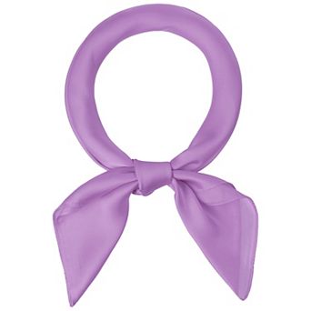 Women Scarves Plain Solid Color Pure Square Kerchief Neck Scarf Neckerchief