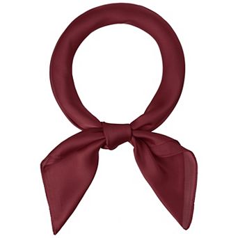 Women Scarves Plain Solid Color Pure Square Kerchief Neck Scarf Neckerchief