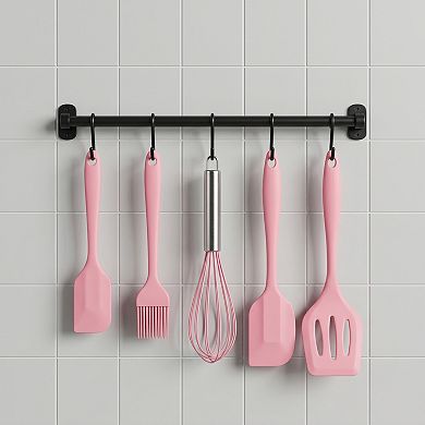 Spatula Set, 5 Pack Kitchen Spatula, Heat-Resistant Cooking Utensils, Dishwasher Safe